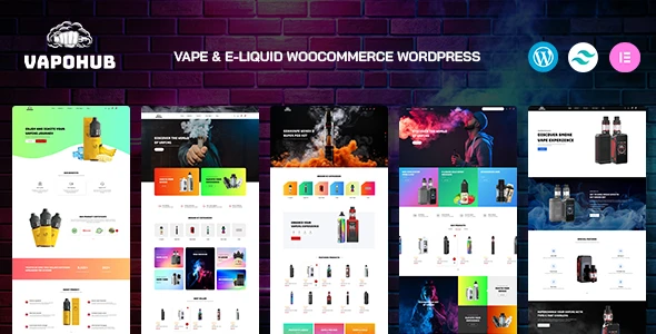 Vapohub – Vape & E-Liquid WooCommerce Theme